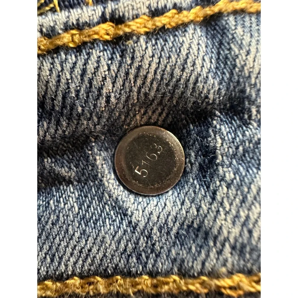 Levis 514 Straight Fit Jeans Mens 36x32 (34x30) Blue Denim Comfort Stretch